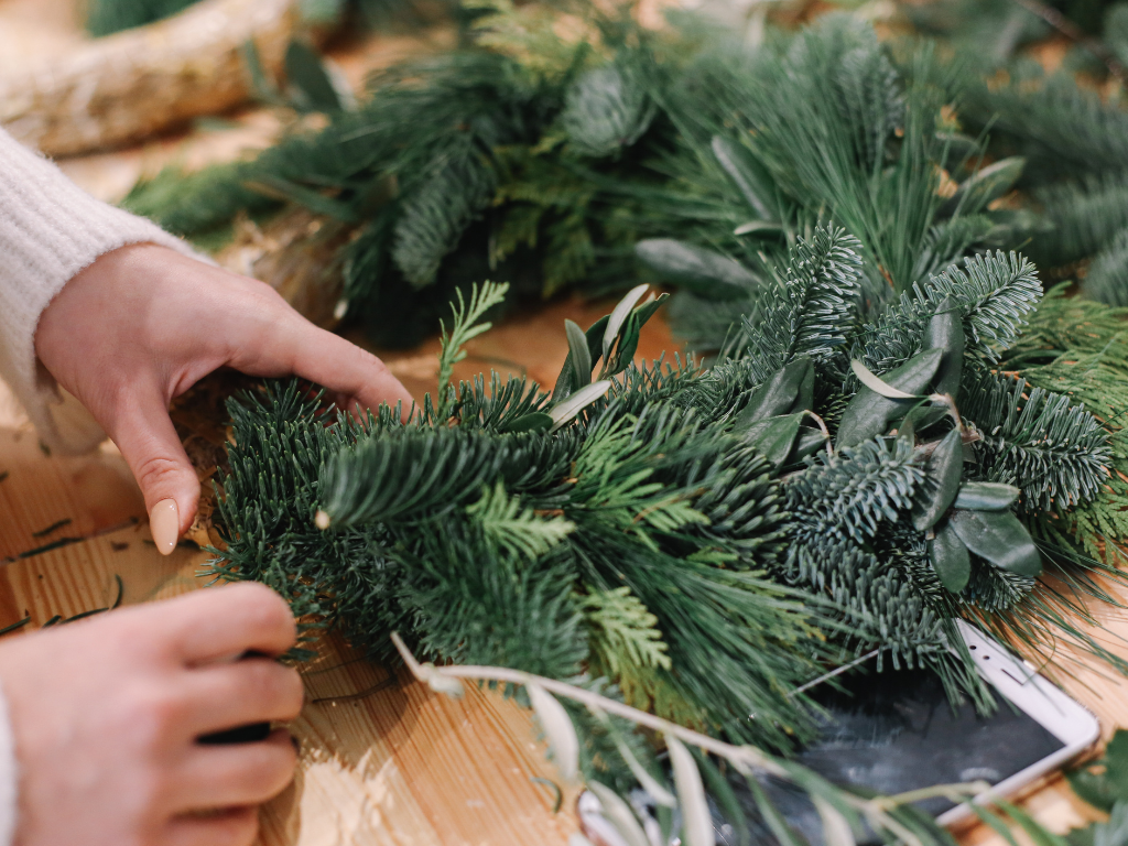 Mother’s day wreath masterclass at Coppa Club